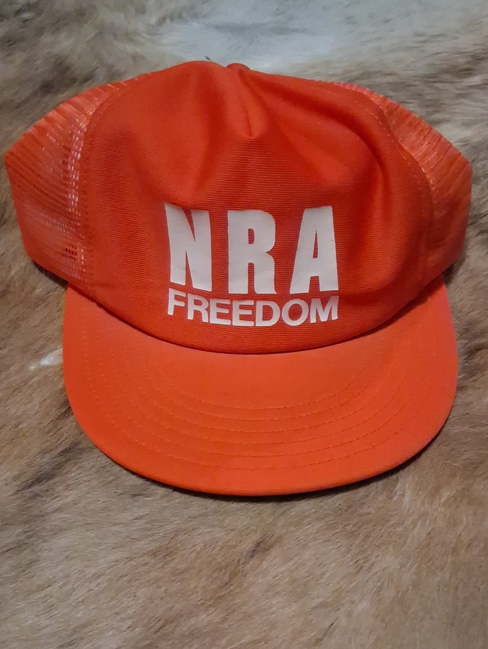 VTG NRA Retro Snapback Trucker Hat
